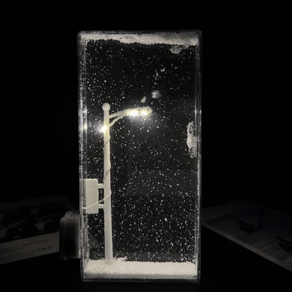 DIY Snow Scene Night Light – Street Lamp Design
